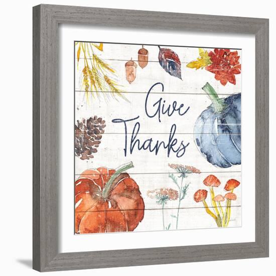 Fall Flair VI Shiplap-Anne Tavoletti-Framed Art Print