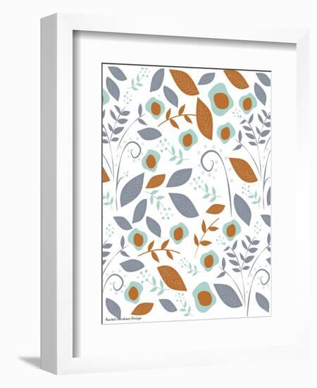 Fall Floral Pattern-Rachel Gresham-Framed Giclee Print