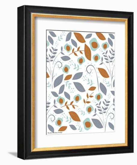 Fall Floral Pattern-Rachel Gresham-Framed Giclee Print