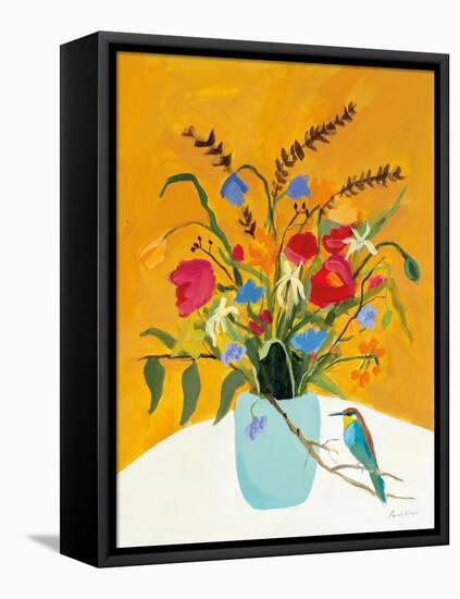 Fall Floral with Bird-Pamela Munger-Framed Stretched Canvas