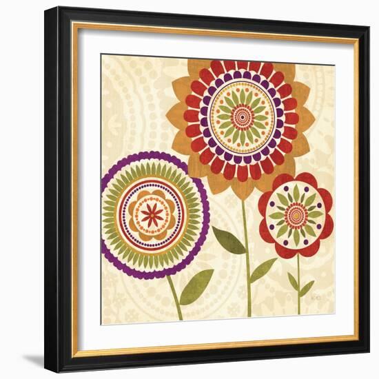 Fall Flowers II-Veronique Charron-Framed Art Print