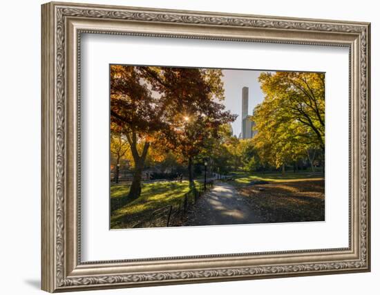 Fall Foliage at Central Park, Manhattan, New York, USA-Stefano Politi Markovina-Framed Photographic Print