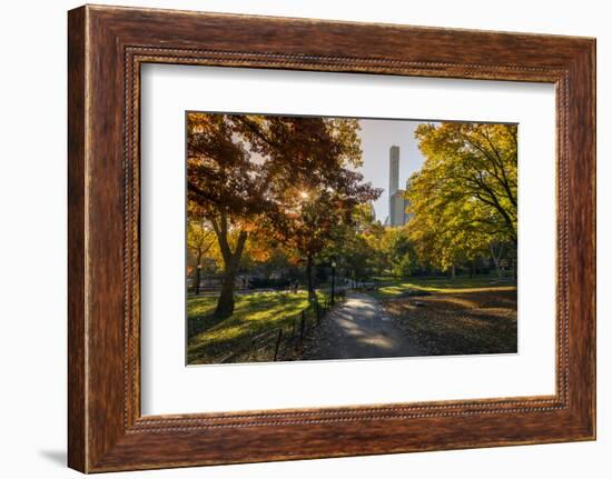 Fall Foliage at Central Park, Manhattan, New York, USA-Stefano Politi Markovina-Framed Photographic Print