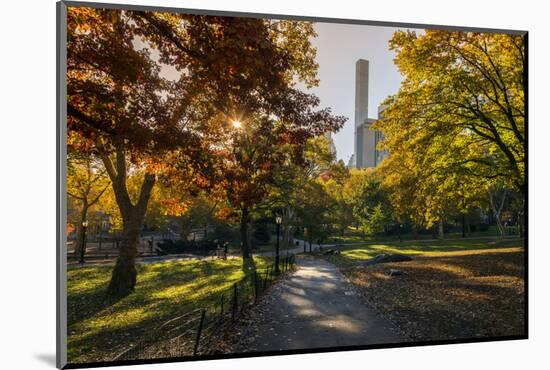 Fall Foliage at Central Park, Manhattan, New York, USA-Stefano Politi Markovina-Mounted Photographic Print