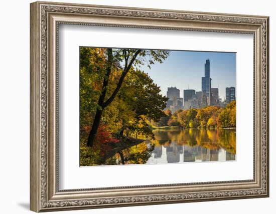 Fall Foliage at Central Park, Manhattan, New York, USA-Stefano Politi Markovina-Framed Photographic Print