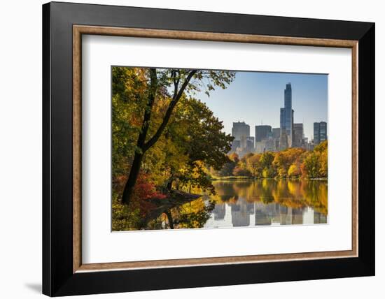 Fall Foliage at Central Park, Manhattan, New York, USA-Stefano Politi Markovina-Framed Photographic Print