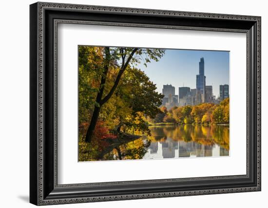 Fall Foliage at Central Park, Manhattan, New York, USA-Stefano Politi Markovina-Framed Photographic Print