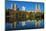 Fall Foliage at Central Park with Upper West Side Behind, Manhattan, New York, USA-Stefano Politi Markovina-Mounted Photographic Print