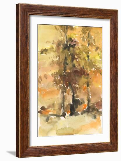 Fall Foliage Watercolor I-Samuel Dixon-Framed Art Print