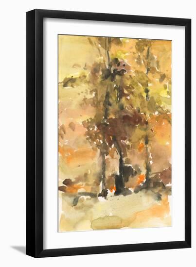 Fall Foliage Watercolor I-Samuel Dixon-Framed Art Print