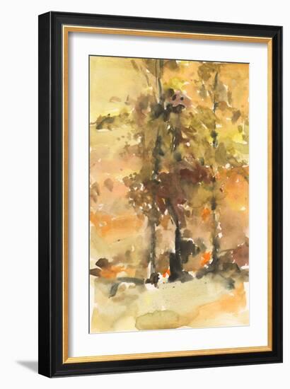 Fall Foliage Watercolor I-Samuel Dixon-Framed Art Print