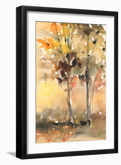 Fall Foliage Watercolor II-Samuel Dixon-Framed Art Print