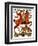 "Fall Foxhunting," Saturday Evening Post Cover, October 19, 1929-Joseph Christian Leyendecker-Framed Giclee Print