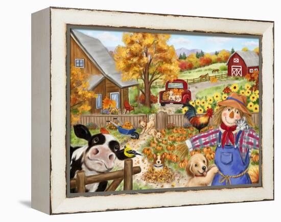 Fall Garden-MAKIKO-Framed Premier Image Canvas