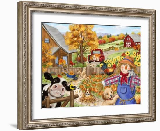 Fall Garden-MAKIKO-Framed Giclee Print