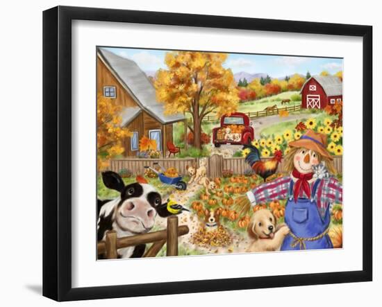 Fall Garden-MAKIKO-Framed Giclee Print