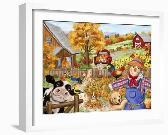 Fall Garden-MAKIKO-Framed Giclee Print