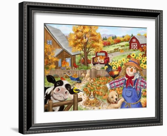 Fall Garden-MAKIKO-Framed Giclee Print