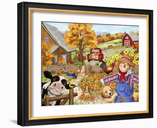 Fall Garden-MAKIKO-Framed Giclee Print