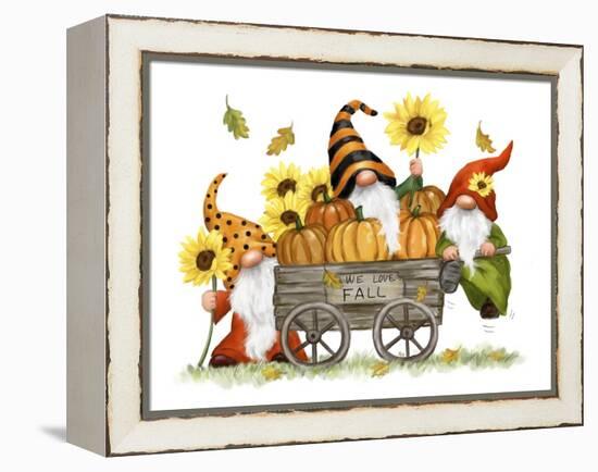 Fall Gnomes-MAKIKO-Framed Premier Image Canvas