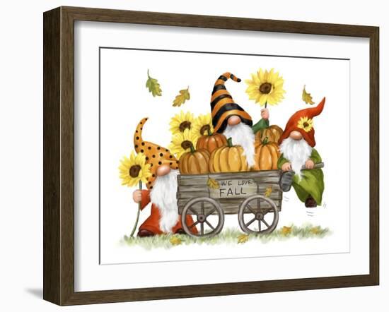 Fall Gnomes-MAKIKO-Framed Giclee Print