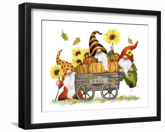 Fall Gnomes-MAKIKO-Framed Giclee Print