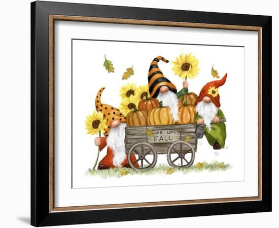 Fall Gnomes-MAKIKO-Framed Giclee Print