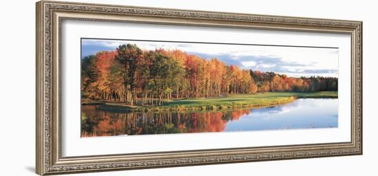 Fall Golf Course New England, USA-null-Framed Photographic Print