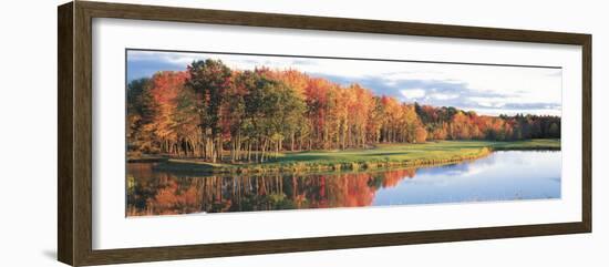 Fall Golf Course New England, USA-null-Framed Photographic Print