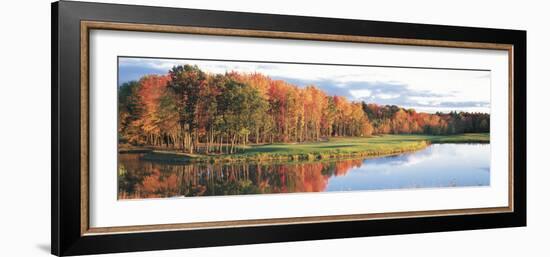 Fall Golf Course New England, USA-null-Framed Photographic Print