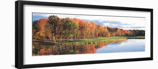 Fall Golf Course New England, USA-null-Framed Photographic Print