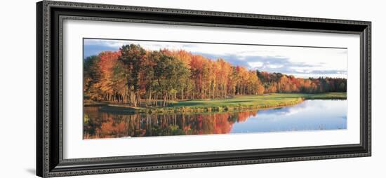 Fall Golf Course New England, USA-null-Framed Photographic Print