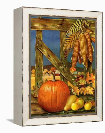 "Fall Harvest," October 27, 1945-John Atherton-Framed Premier Image Canvas