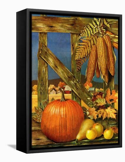 "Fall Harvest," October 27, 1945-John Atherton-Framed Premier Image Canvas