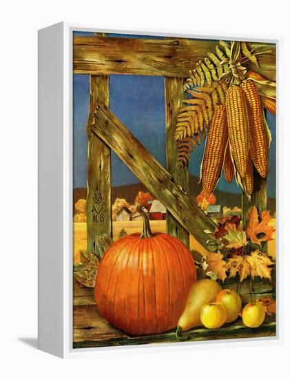 "Fall Harvest," October 27, 1945-John Atherton-Framed Premier Image Canvas