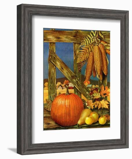 "Fall Harvest," October 27, 1945-John Atherton-Framed Giclee Print