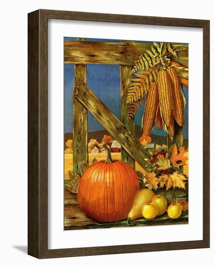 "Fall Harvest," October 27, 1945-John Atherton-Framed Giclee Print