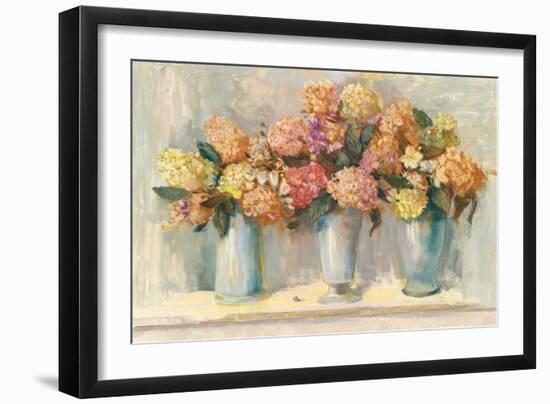 Fall Hydrangea Bouquets-Carol Rowan-Framed Art Print