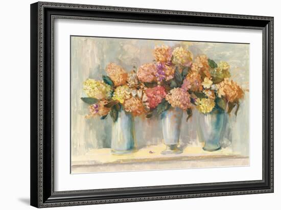 Fall Hydrangea Bouquets-Carol Rowan-Framed Art Print