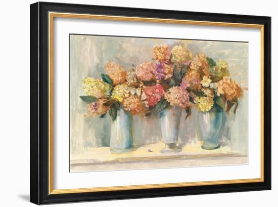 Fall Hydrangea Bouquets-Carol Rowan-Framed Art Print