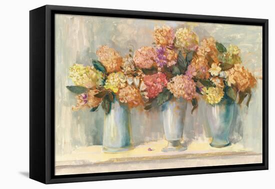 Fall Hydrangea Bouquets-Carol Rowan-Framed Stretched Canvas