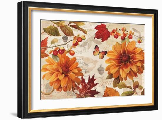 Fall in Love Stretched-Lisa Audit-Framed Art Print