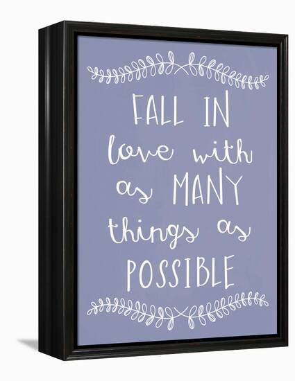 Fall in Love-Erin Clark-Framed Premier Image Canvas