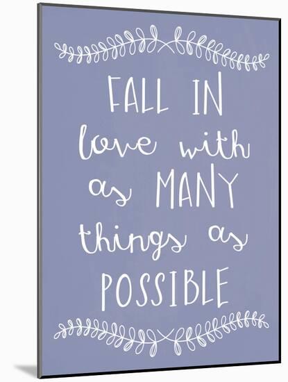 Fall in Love-Erin Clark-Mounted Giclee Print