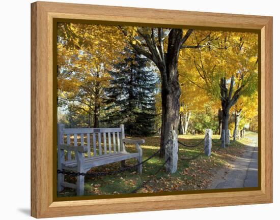 Fall in New England, New Hampshire, USA-Jerry & Marcy Monkman-Framed Premier Image Canvas