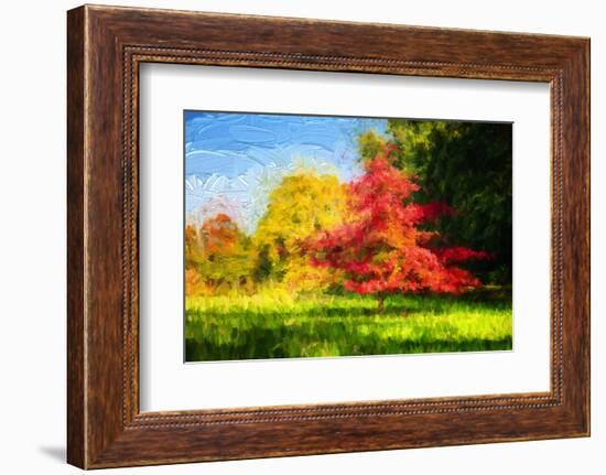 Fall in Painting-Philippe Sainte-Laudy-Framed Photographic Print