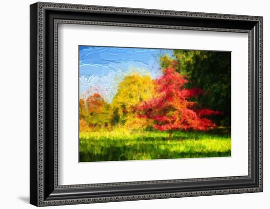 Fall in Painting-Philippe Sainte-Laudy-Framed Photographic Print