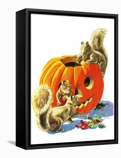 Fall Is Here - Child Life-Keith Ward-Framed Premier Image Canvas