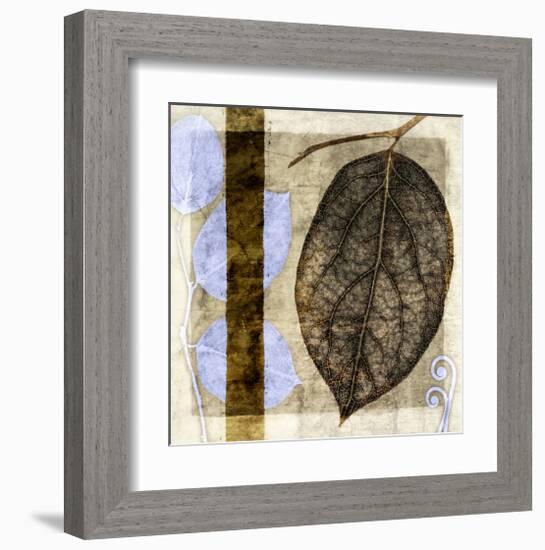 Fall Leaves and Pier II-Christine Zalewski-Framed Art Print