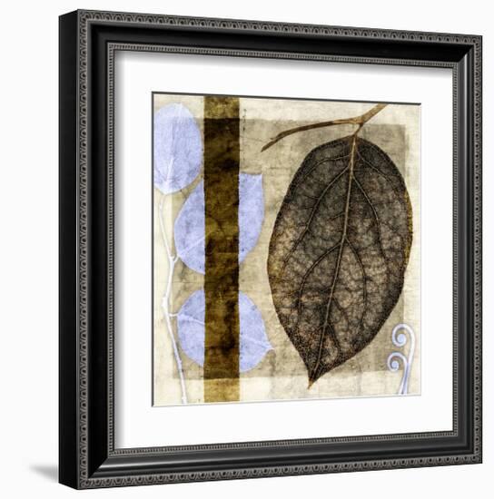 Fall Leaves and Pier II-Christine Zalewski-Framed Art Print